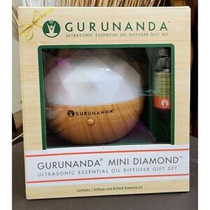 Aromatherapy Diffuser and Oil by Gurunanda NIB New Age Gift Set NICE